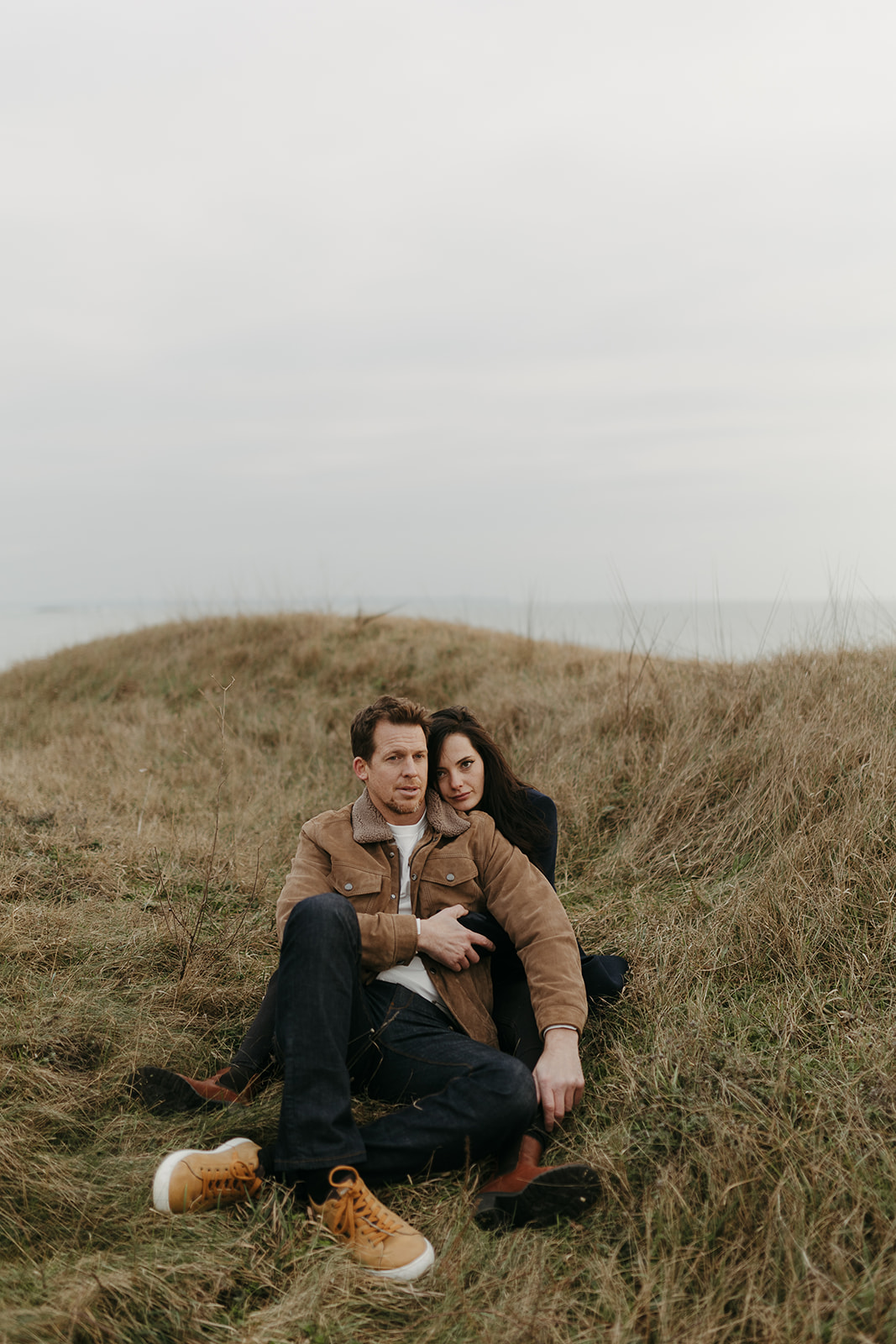 winter couple session in France