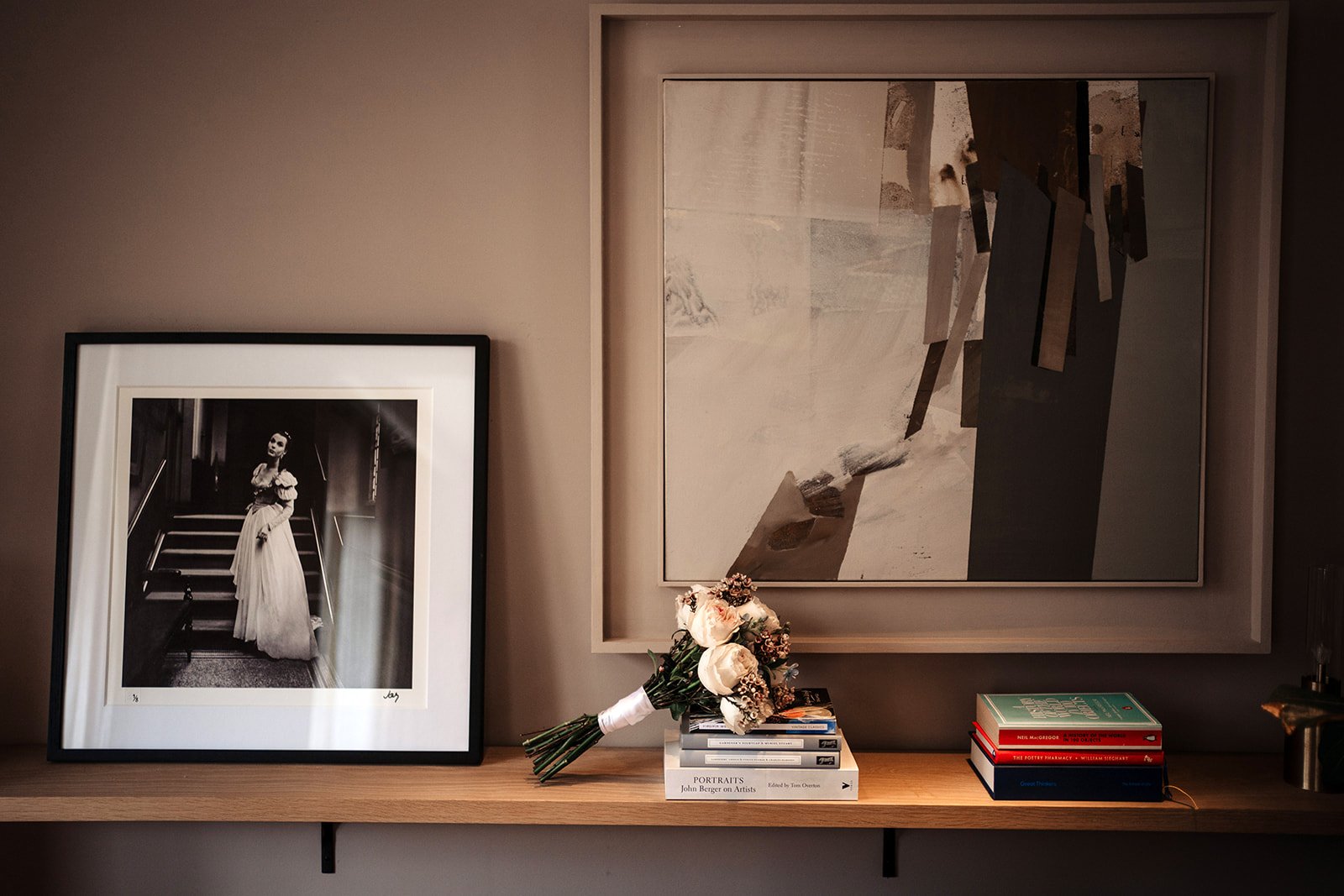 Intimate winter wedding at Heckfield Place