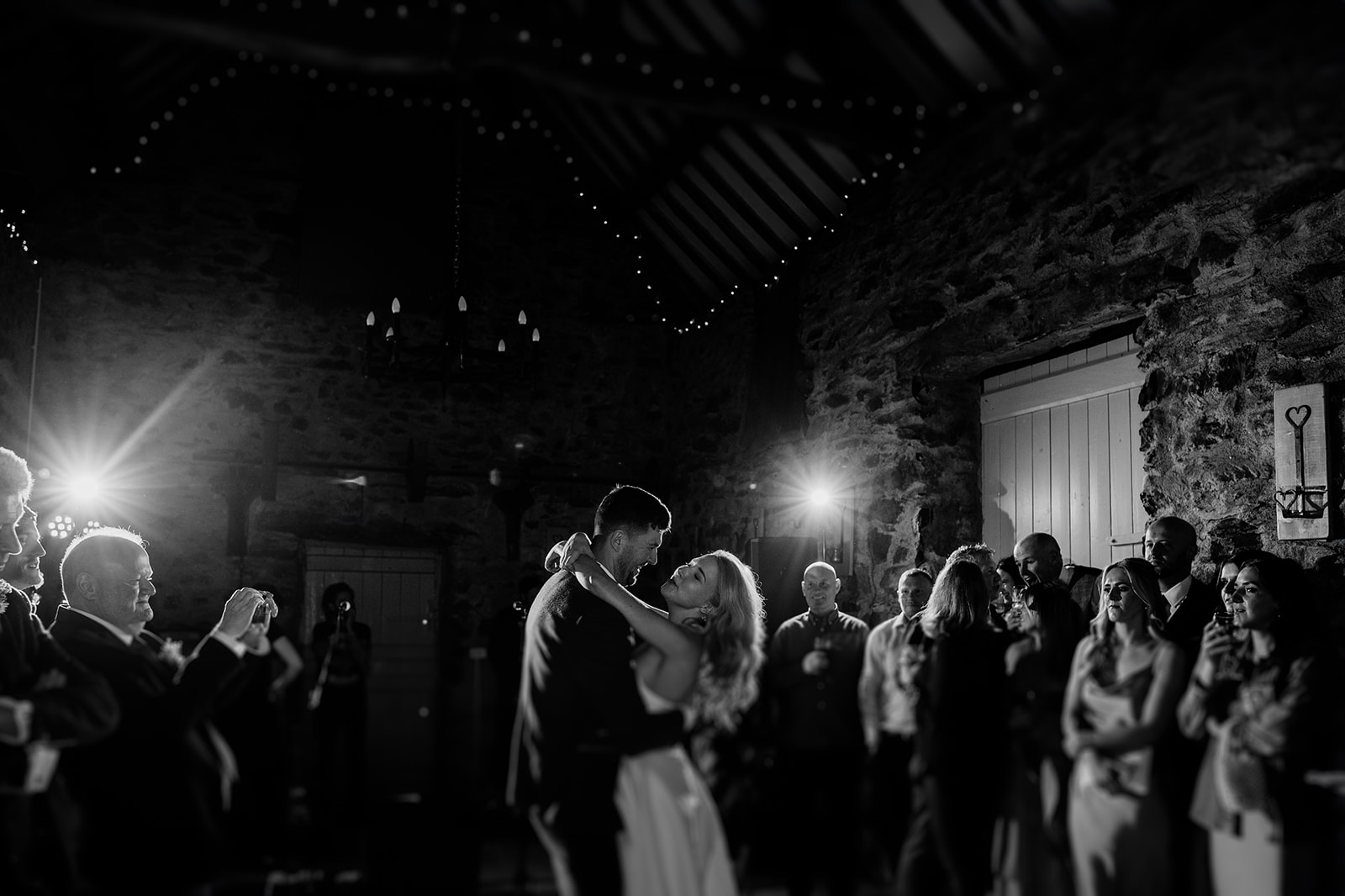 Modern wedding photography at Hafod Farm, a picturesque barn wedding venue in Eryri (Snowdonia).
